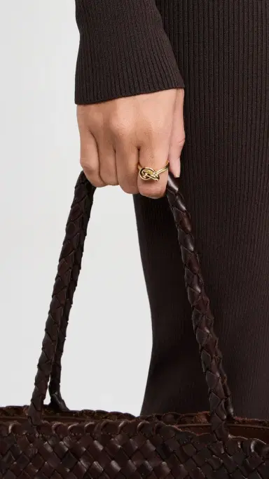 Gorjana Infinity Knot Ring Gold Plated 7 | Thumbnail 3