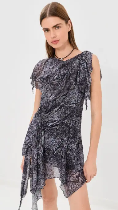 Isabel Marant Trysha Silk Dress | Thumbnail 2