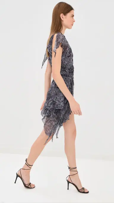 Isabel Marant Trysha Silk Dress | Thumbnail 4