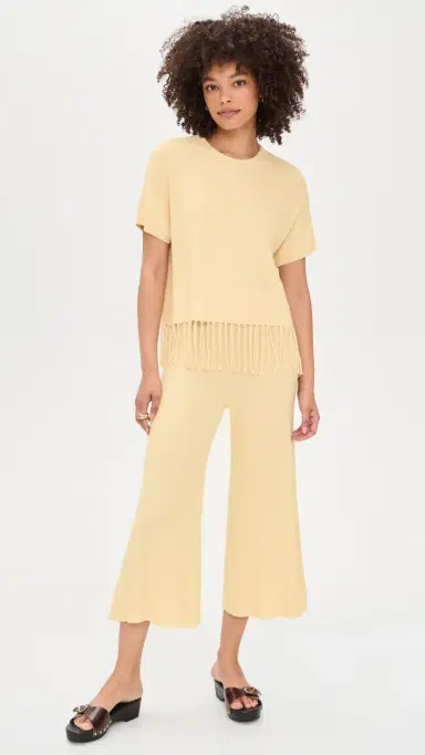 Splendid x @Cellajaneblog Ankle Sweater Pants Daybreak | Thumbnail 5