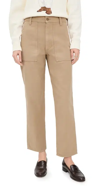 Polo Ralph Lauren 16/1 Cotton Sateen Ankle Straight Pants Khaki 4 | Thumbnail 1