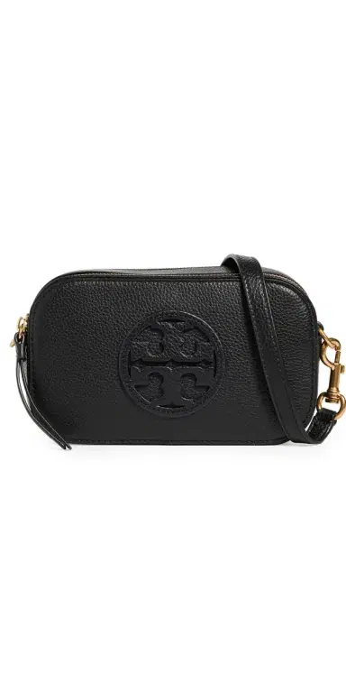 Tory Burch Mini Miller Crossbody Bag Black One Size | Thumbnail 1