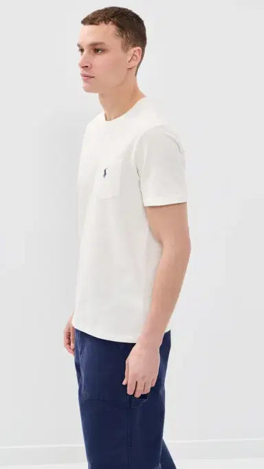 Polo Ralph Lauren Cotton Linen T-Shirt Nevis | Thumbnail 4