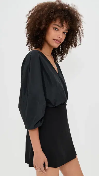 Staud Orion Mini Dress Black | Thumbnail 4 Staud Orion Mini Dress Black | Thumbnail 4
