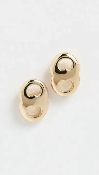 Tory Burch Gemini Link Stud Earrings | Thumbnail 2