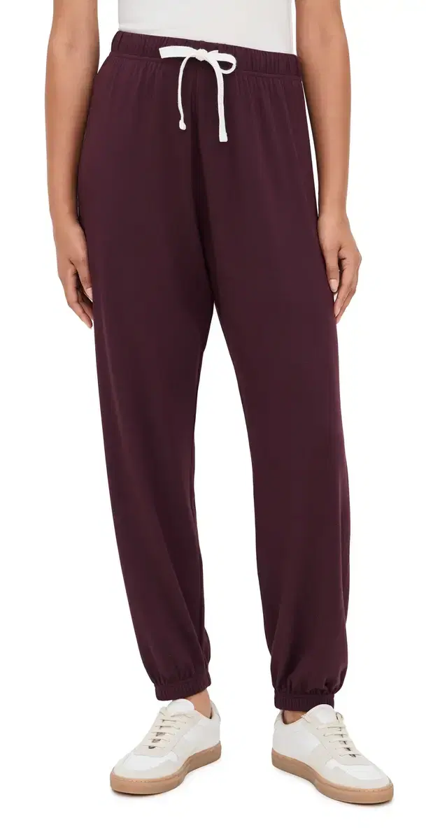 Splits59 Andie Oversized Fleece weatpants Dark Cherry