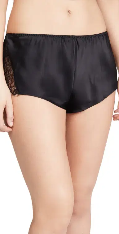 Journelle Charlotte Tap Shorts Black | Thumbnail 1