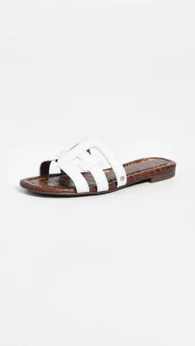 Sam Edelman Bay Slides White 7 | Thumbnail 2 Sam Edelman Bay Slides White 7 | Thumbnail 2