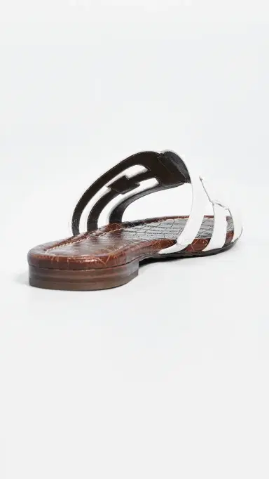 Sam Edelman Bay Slides White 7 | Thumbnail 4 Sam Edelman Bay Slides White 7 | Thumbnail 4