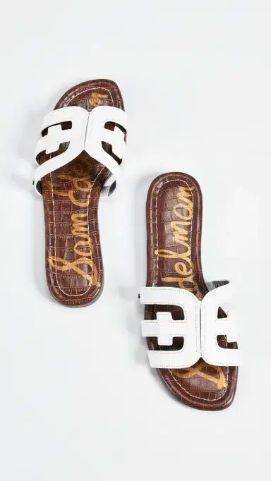 Sam Edelman Bay Slides White 7 | Thumbnail 5 Sam Edelman Bay Slides White 7 | Thumbnail 5