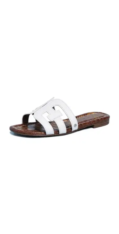 Sam Edelman Bay Slides White 7 | Thumbnail 1 Sam Edelman Bay Slides White 7 | Thumbnail 1