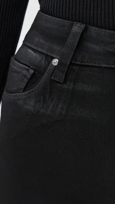 PAIGE Coated Anessa Jeans Black Fog Luxe Coating 34 | Thumbnail 6 PAIGE Coated Anessa Jeans Black Fog Luxe Coating 34 | Thumbnail 6