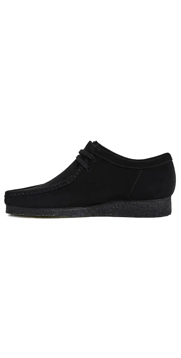 Clarks Suede Wallabee Shoes Black