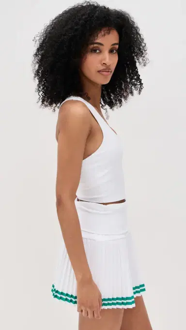 BEACH RIOT Yara Top Courtside White M | Thumbnail 4
