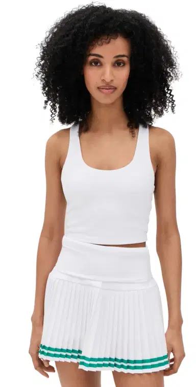 BEACH RIOT Yara Top Courtside White M | Thumbnail 1