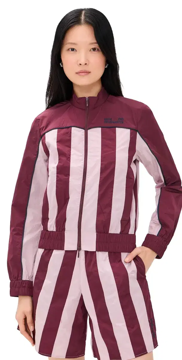 Bettie Bomber Jacket Bordeaux Pink Mix