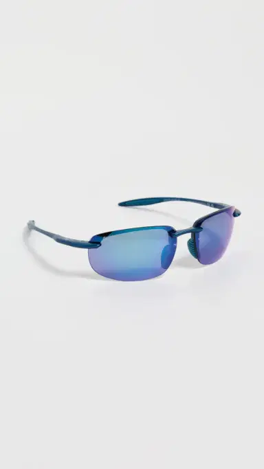 Maui Jim Ho'Okipa Ultra Sunglasses Blue-Blue-Blue One Size | Thumbnail 4