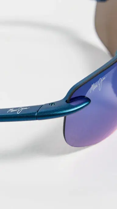 Maui Jim Ho'Okipa Ultra Sunglasses Blue-Blue-Blue One Size | Thumbnail 5