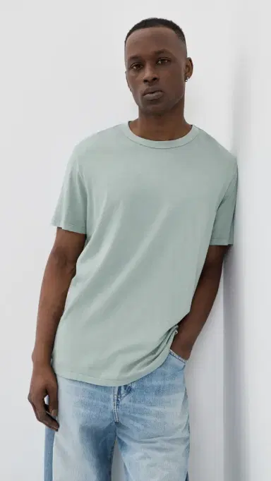 Marine Layer Signature Sea Change Crew Tee Iceberg Green | Thumbnail 2 Marine Layer Signature Sea Change Crew Tee Iceberg Green | Thumbnail 2