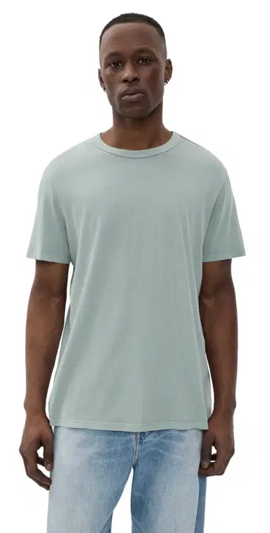 Marine Layer Signature Sea Change Crew Tee Iceberg Green | Thumbnail 1 Marine Layer Signature Sea Change Crew Tee Iceberg Green | Thumbnail 1