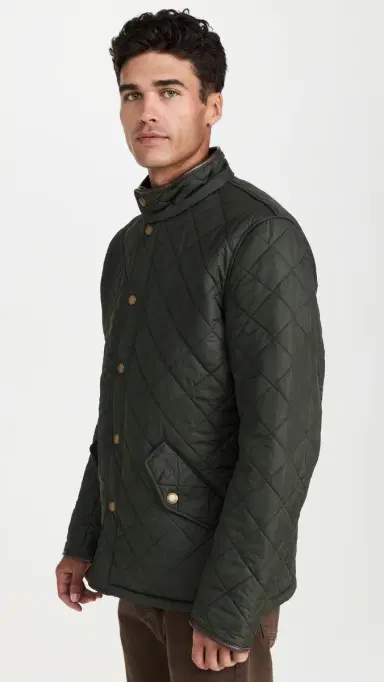 Barbour Powell Quilted Jacket Sage | Thumbnail 4 Barbour Powell Quilted Jacket Sage | Thumbnail 4