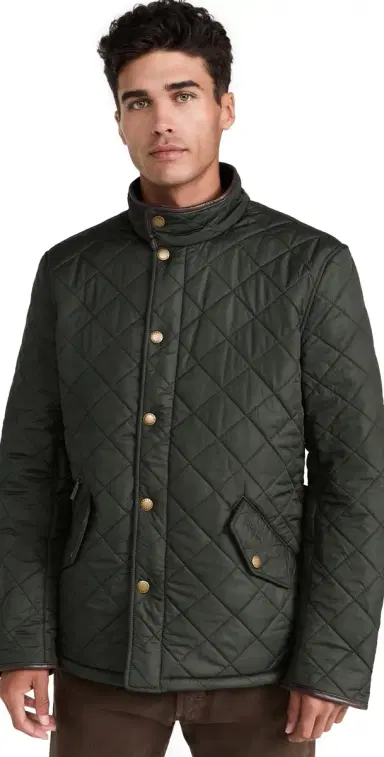 Barbour Powell Quilted Jacket Sage | Thumbnail 1 Barbour Powell Quilted Jacket Sage | Thumbnail 1