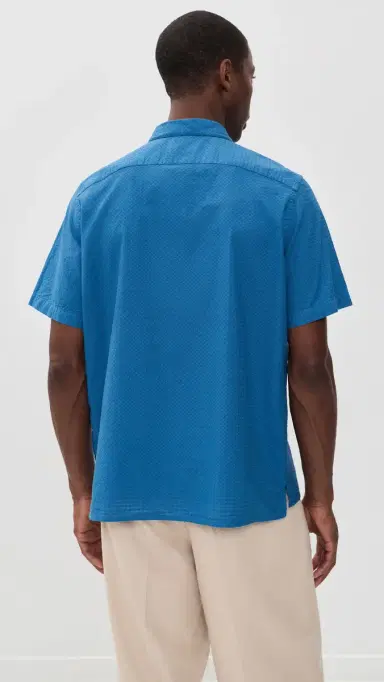 PS Paul Smith Mens Casual Fit Shirt Cobalt Blue | Thumbnail 3 PS Paul Smith Mens Casual Fit Shirt Cobalt Blue | Thumbnail 3