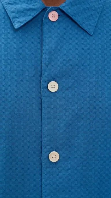 PS Paul Smith Mens Casual Fit Shirt Cobalt Blue | Thumbnail 6 PS Paul Smith Mens Casual Fit Shirt Cobalt Blue | Thumbnail 6