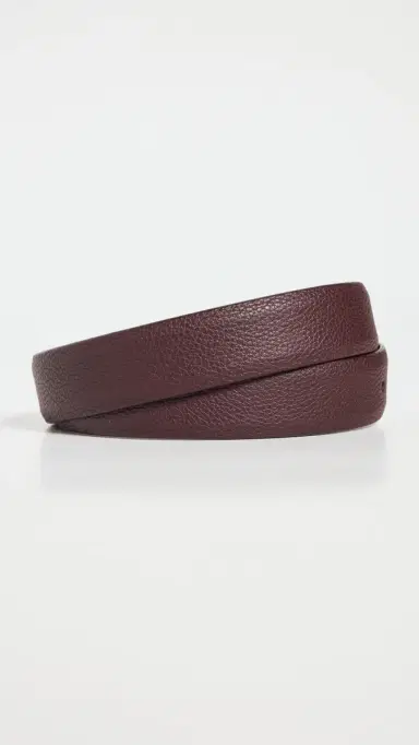 Anderson's Narrow Calf Leather Double Fastener Belt Oxblood 85 | Thumbnail 5 Anderson's Narrow Calf Leather Double Fastener Belt Oxblood 85 | Thumbnail 5