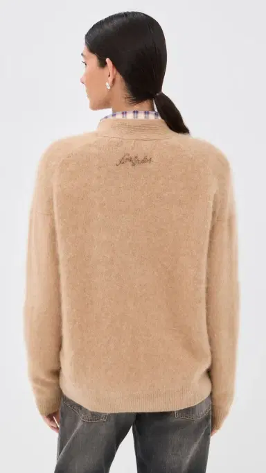 Acne Studios Cashmere Cardigan Light Brown | Thumbnail 4 Acne Studios Cashmere Cardigan Light Brown | Thumbnail 4