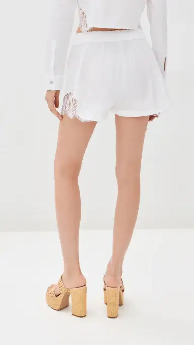 Versace Mini Shorts Optical White | Thumbnail 3