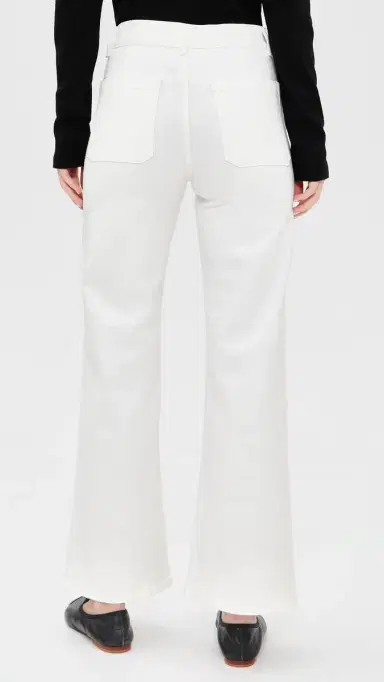 Madewell The Emmy Wide Leg Jeans Tile White 31 | Thumbnail 3