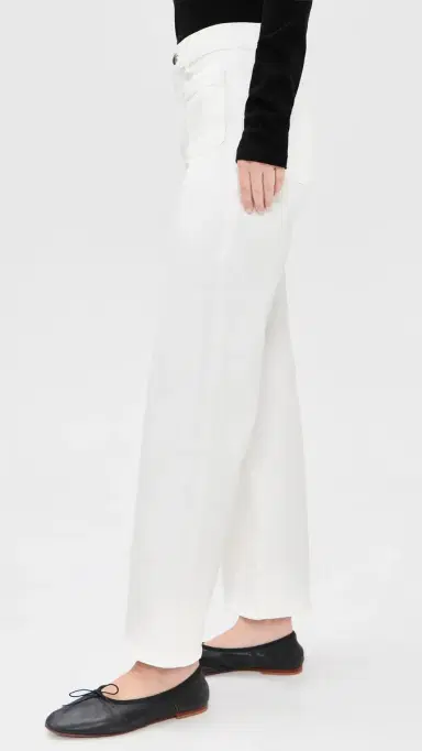 Madewell The Emmy Wide Leg Jeans Tile White 31 | Thumbnail 4