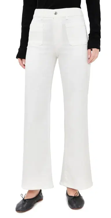 Madewell The Emmy Wide Leg Jeans Tile White 31 | Thumbnail 1