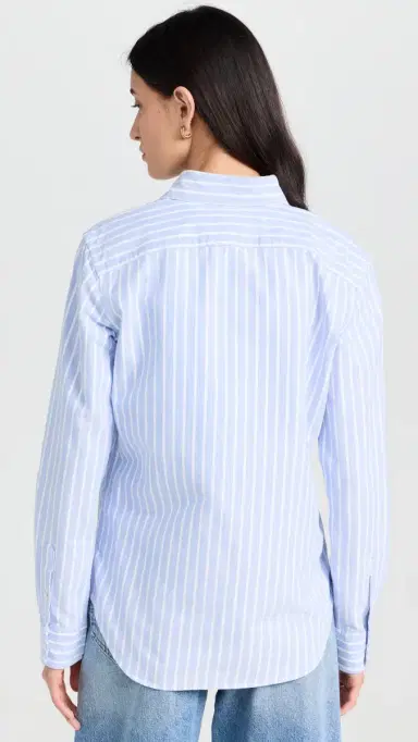 Polo Ralph Lauren Cotton Oxford Long Sleeve Button Down Harbor Island Blue/White 6 | Thumbnail 3 Polo Ralph Lauren Cotton Oxford Long Sleeve Button Down Harbor Island Blue/White 6 | Thumbnail 3