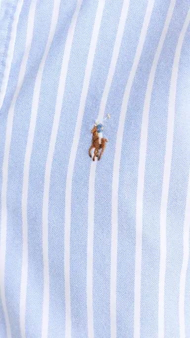 Polo Ralph Lauren Cotton Oxford Long Sleeve Button Down Harbor Island Blue/White 6 | Thumbnail 6 Polo Ralph Lauren Cotton Oxford Long Sleeve Button Down Harbor Island Blue/White 6 | Thumbnail 6