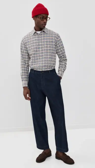 Universal Works Kaihara Denim Duke Pants Kaihara Lt Wt Denim Indigo | Thumbnail 2