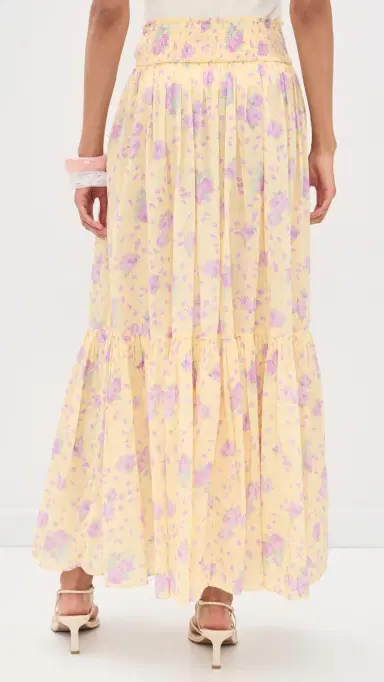 LoveShackFancy Umber Skirt unshine Dream | Thumbnail 3 LoveShackFancy Umber Skirt unshine Dream | Thumbnail 3