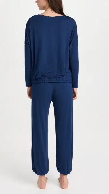 Eberjey Gisele The Slouchy Pajama Set Navy/ | Thumbnail 3 Eberjey Gisele The Slouchy Pajama Set Navy/ | Thumbnail 3