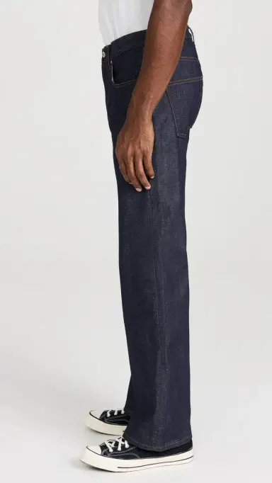 Naked & Famous Denim Strong Guy Dirty Fade Selvedge Jeans Indigo | Thumbnail 4