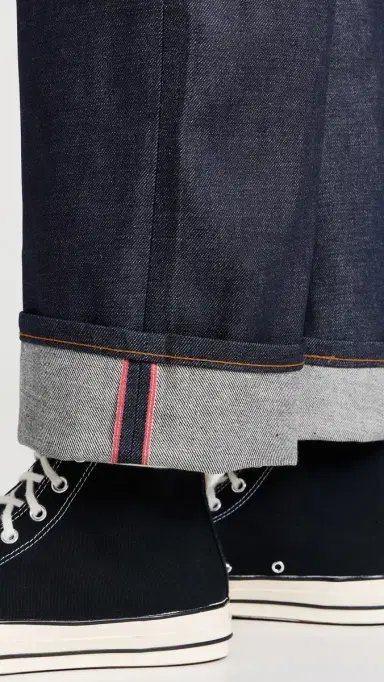 Naked & Famous Denim Strong Guy Dirty Fade Selvedge Jeans Indigo | Thumbnail 6