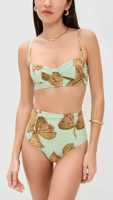 Ulla Johnson Zahara Bikini Bottoms Water Blossoms | Thumbnail 4