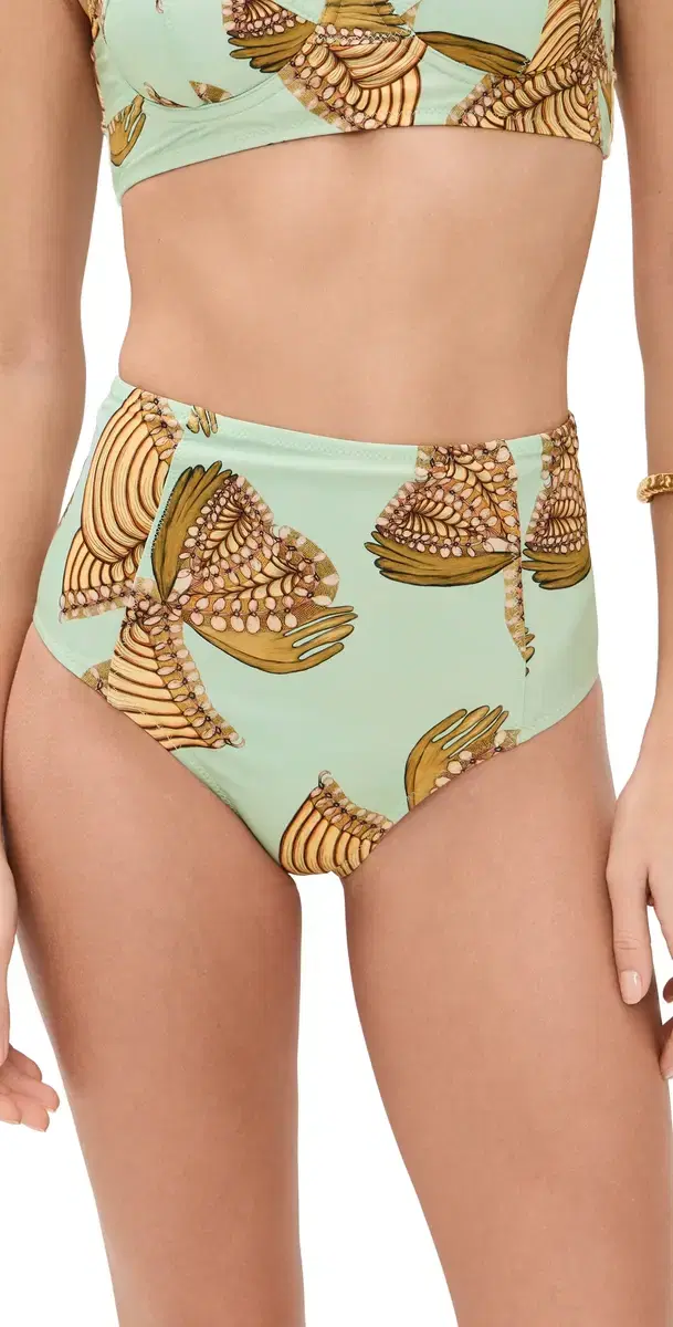 Zahara Bikini Bottoms Water Blossoms