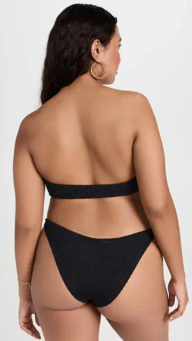 Hunza G Jean Bikini Set Black One Size | Thumbnail 3