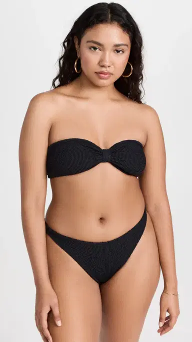 Hunza G Jean Bikini Set Black One Size | Thumbnail 5