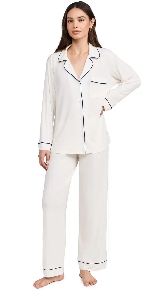 Eberjey Gisele The Long Pajama et Pure /Navy