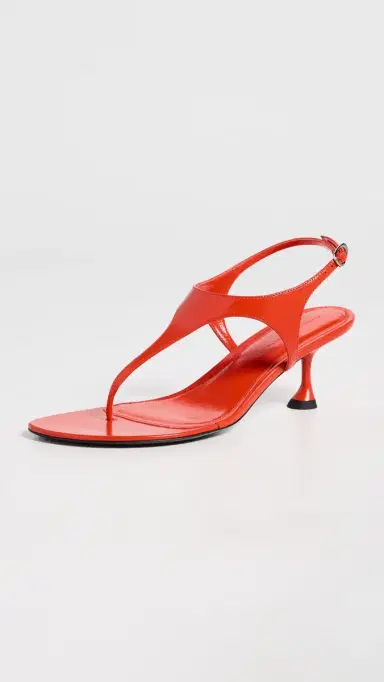 Proenza Schouler Tee Thong Sandals Coral | Thumbnail 2 Proenza Schouler Tee Thong Sandals Coral | Thumbnail 2