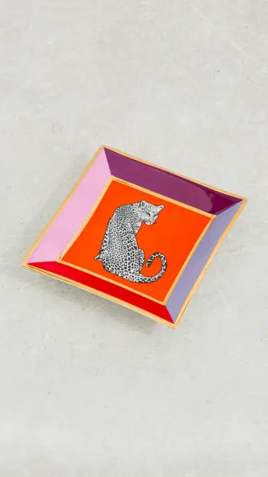 Jonathan Adler Safari Square Tray Multi One Size | Thumbnail 2