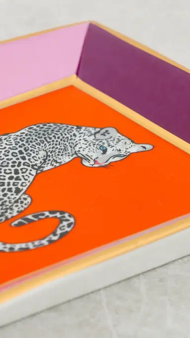 Jonathan Adler Safari Square Tray Multi One Size | Thumbnail 4
