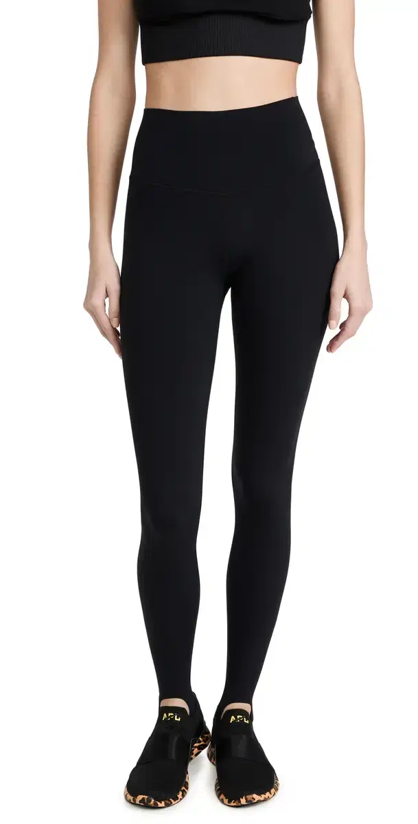 River High Waist Airweight tirrup Leggings Black